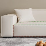 Off-White Tear Resistant Tech Cloth Tight Back Sofa Image - 9