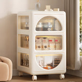 Off-White Three-Drawers Standard Height Kids Nightstand Image - 2