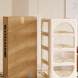 Off-White Three-Drawers Standard Height Kids Nightstand Image - 5