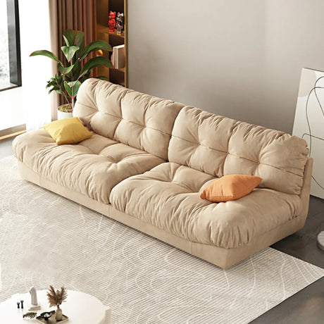 Off-White Water Resistant Tech Cloth Tufted Back Sofa Image - 1