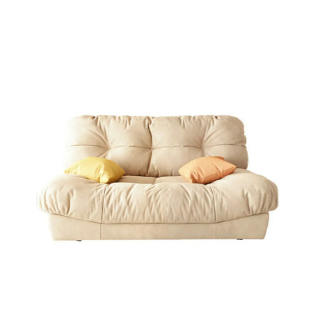 Off-White Water Resistant Tech Cloth Tufted Back Sofa Image - 2