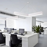 Office Meeting Room Acrylic V-Shape LED Pendant Light Image - 5