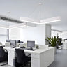 Office Meeting Room Acrylic V-Shape LED Pendant Light Image - 5