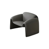 Orange Curved Tight Back Reception Sofa with Pillow Image - 10