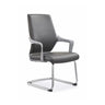 Orange Ergonomic Leather Lumbar Support Office Chair Image - 5