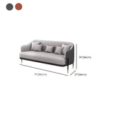 Orange Green Metal Frame Sofa Seating Group with Legs Image - 17