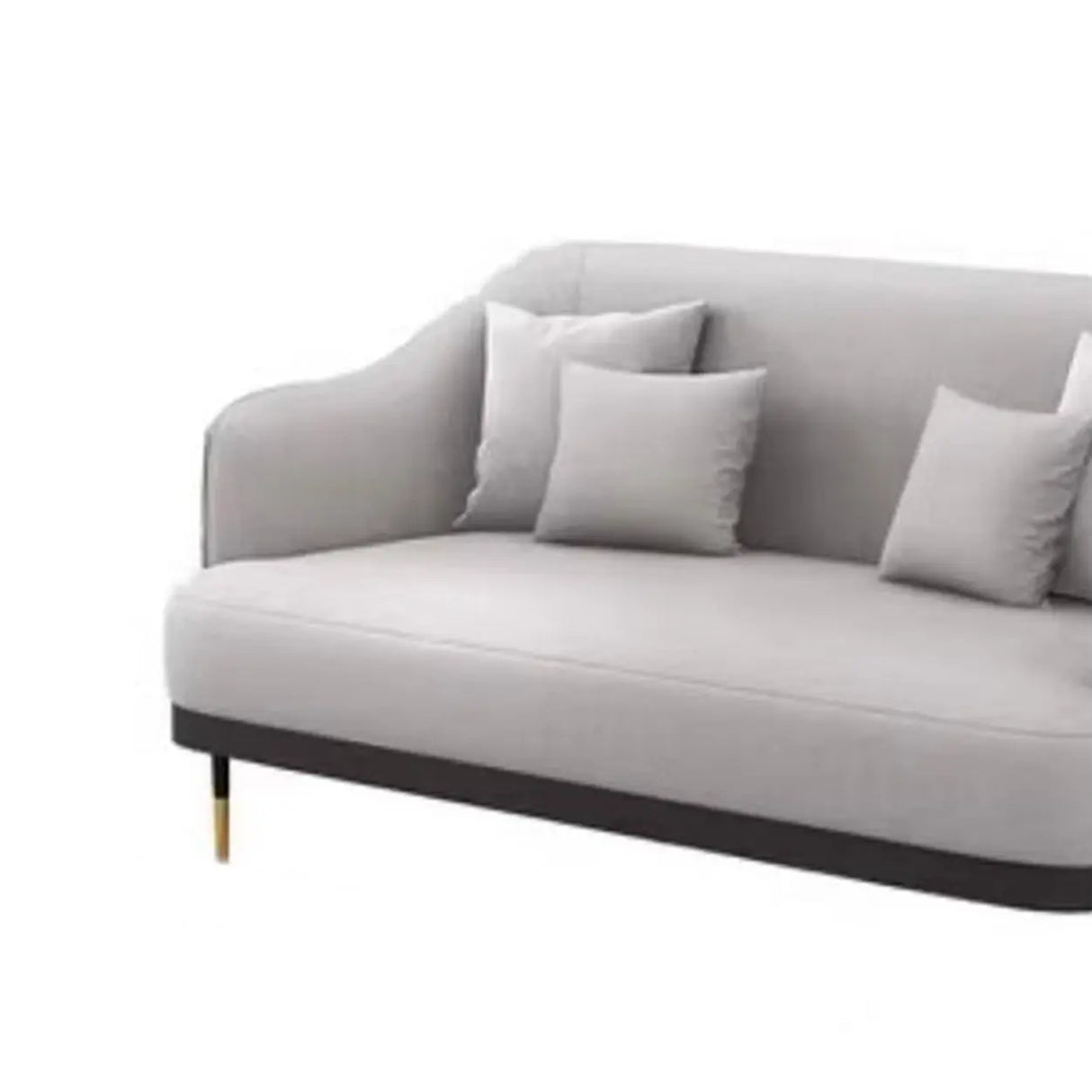 Orange Green Metal Frame Sofa Seating Group with Legs Image - 14