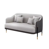 Orange Green Metal Frame Sofa Seating Group with Legs Image - 7