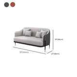 Orange Green Metal Frame Sofa Seating Group with Legs Image - 16