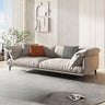Orange Loose Back Pillow Top Arm Latex Fill Sofa Image - 16
