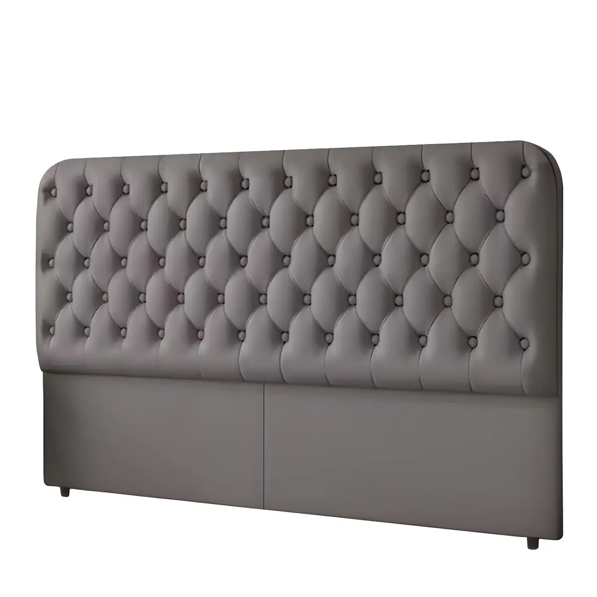 Orange Rectangular Tufted Upholstered Headboard Image - 9