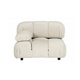 Orange Scratch Resistant Flannel Sewn Pillow Back Sofa Image - 11