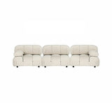 Orange Scratch Resistant Flannel Sewn Pillow Back Sofa Image - 13