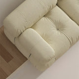 Orange Scratch Resistant Flannel Sewn Pillow Back Sofa Image - 6