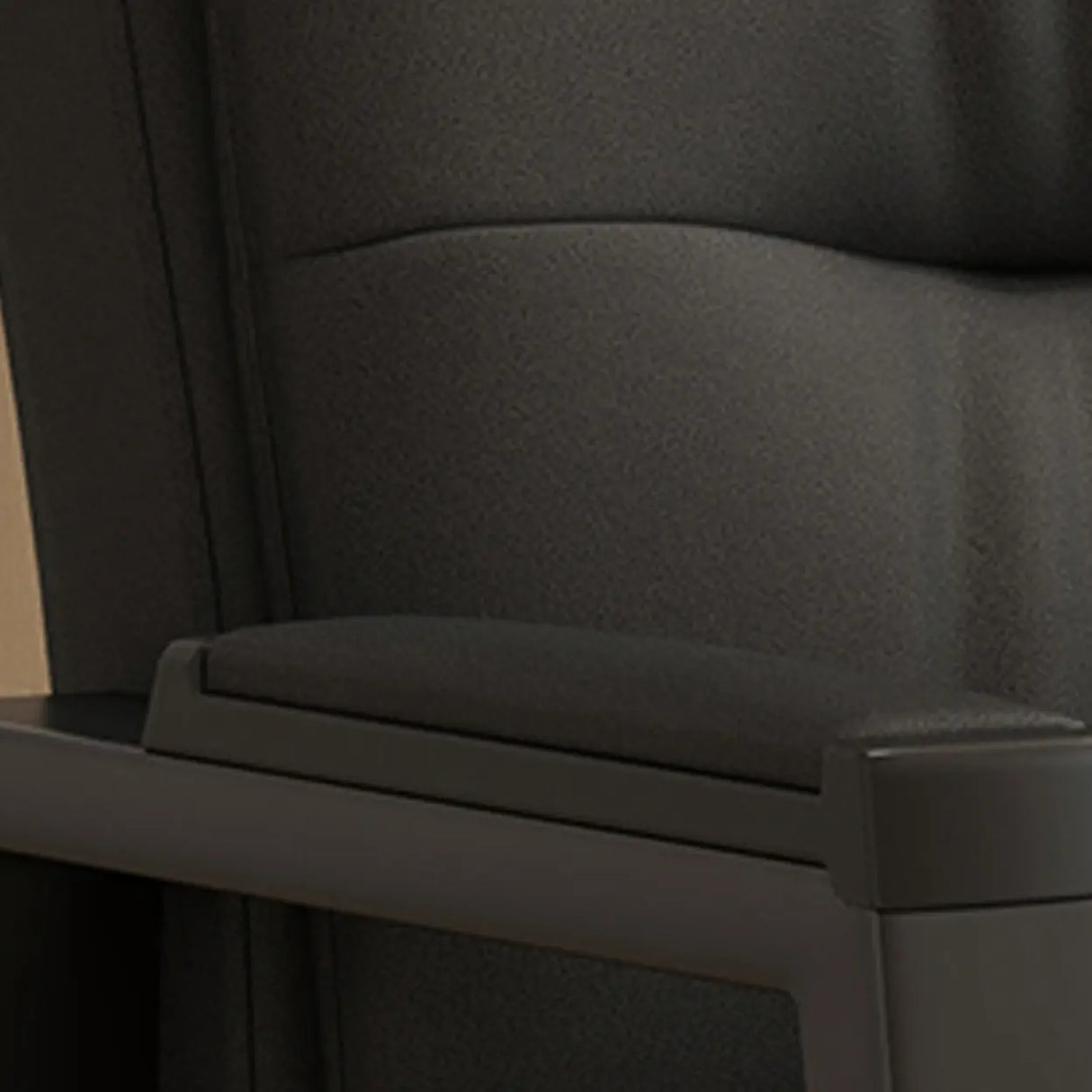 Orange Steel Frame High-Back Leather Executive Office Chair Image - 12