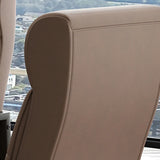 Orange Steel Frame High-Back Leather Executive Office Chair Image - 18