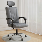 Orange Swivel Recliner Adjustable Ergonomic Office Chair Image - 4