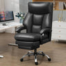 Orange Tilt Mechanism Ergonomic Faux Leather Office Chair Image - 5