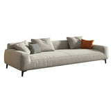 Orange Water Resistant Abrasive Cloth Tight Back Sofa Image - 10
