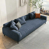 Orange Water Resistant Abrasive Cloth Tight Back Sofa Image - 13