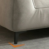 Orange Water Resistant Abrasive Cloth Tight Back Sofa Image - 14