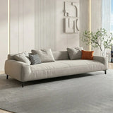 Orange Water Resistant Abrasive Cloth Tight Back Sofa Image - 7