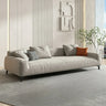Orange Water Resistant Abrasive Cloth Tight Back Sofa Image - 7