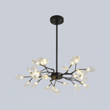 Organic Gold Branch Sputnik Acrylic Chandelier Image - 3