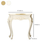 Ornate Wooden White Scratch Resistant Console Table Image - 19