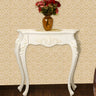 Ornate Wooden White Scratch Resistant Console Table Image - 3