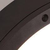 Outdoor Black Round LED Flush Mount Ceiling Light  Image - 8