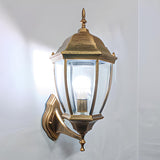 Outdoor Waterproof Metal Lantern LED Wall Sconce Image - 11