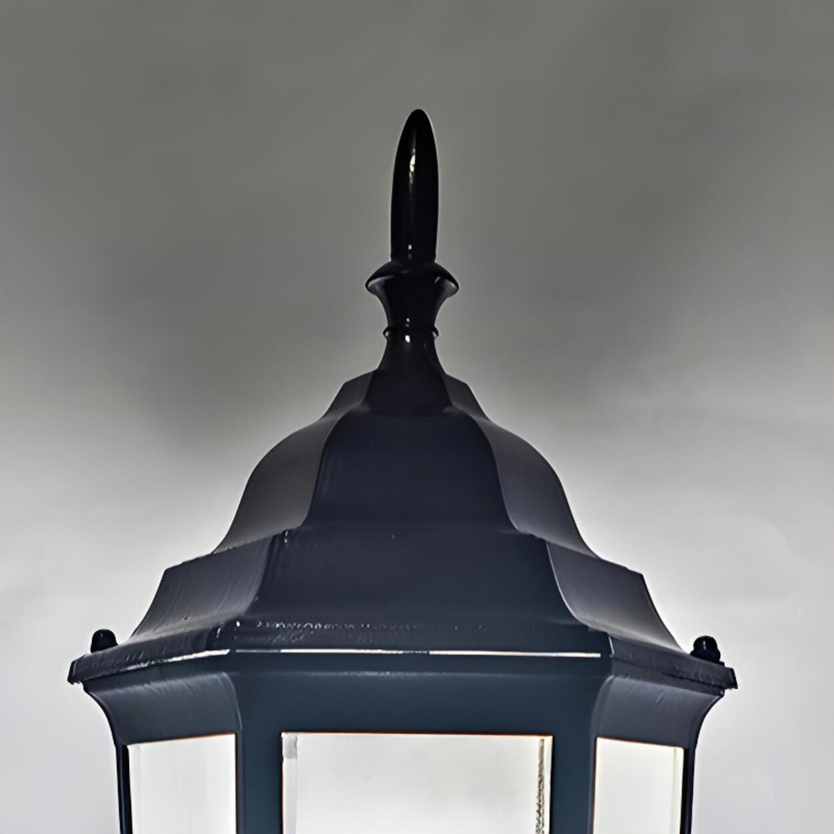 Outdoor Waterproof Metal Lantern LED Wall Sconce Image - 14