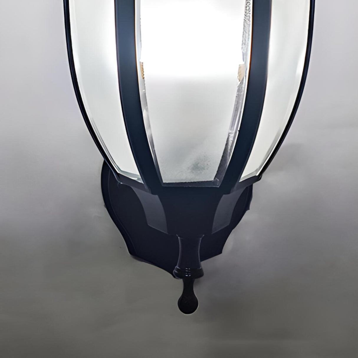 Outdoor Waterproof Metal Lantern LED Wall Sconce Image - 15