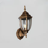 Outdoor Waterproof Metal Lantern LED Wall Sconce Image - 3