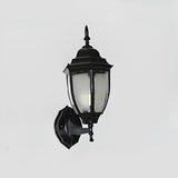 Outdoor Waterproof Metal Lantern LED Wall Sconce Image - 5