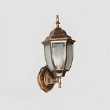 Outdoor Waterproof Metal Lantern LED Wall Sconce Image - 7