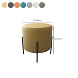 Oval Genuine Leather Waterproof Medium Ottoman Seating Image - 41