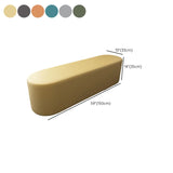 Oval Genuine Leather Waterproof Medium Ottoman Seating Image - 42