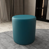 Oval Genuine Leather Waterproof Medium Ottoman Seating Image - 14