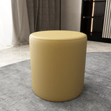 Oval Genuine Leather Waterproof Medium Ottoman Seating Image - 18
