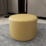 Oval Genuine Leather Waterproof Medium Ottoman Seating Image - 19