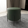 Oval Genuine Leather Waterproof Medium Ottoman Seating Image - 26