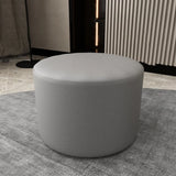 Oval Genuine Leather Waterproof Medium Ottoman Seating Image - 28