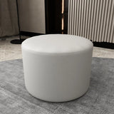 Oval Genuine Leather Waterproof Medium Ottoman Seating Image - 4