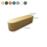 Oval Genuine Leather Waterproof Medium Ottoman Seating Image - 39
