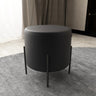Oval Genuine Leather Waterproof Medium Ottoman Seating Image - 35