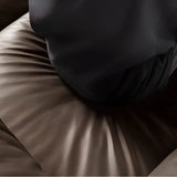 Parlor Brown Waterproof Leather Upholstered Back Sofa Image - 11