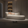 Parlor Functional Beige Leather Large Left-Arm Chaise Image - 5