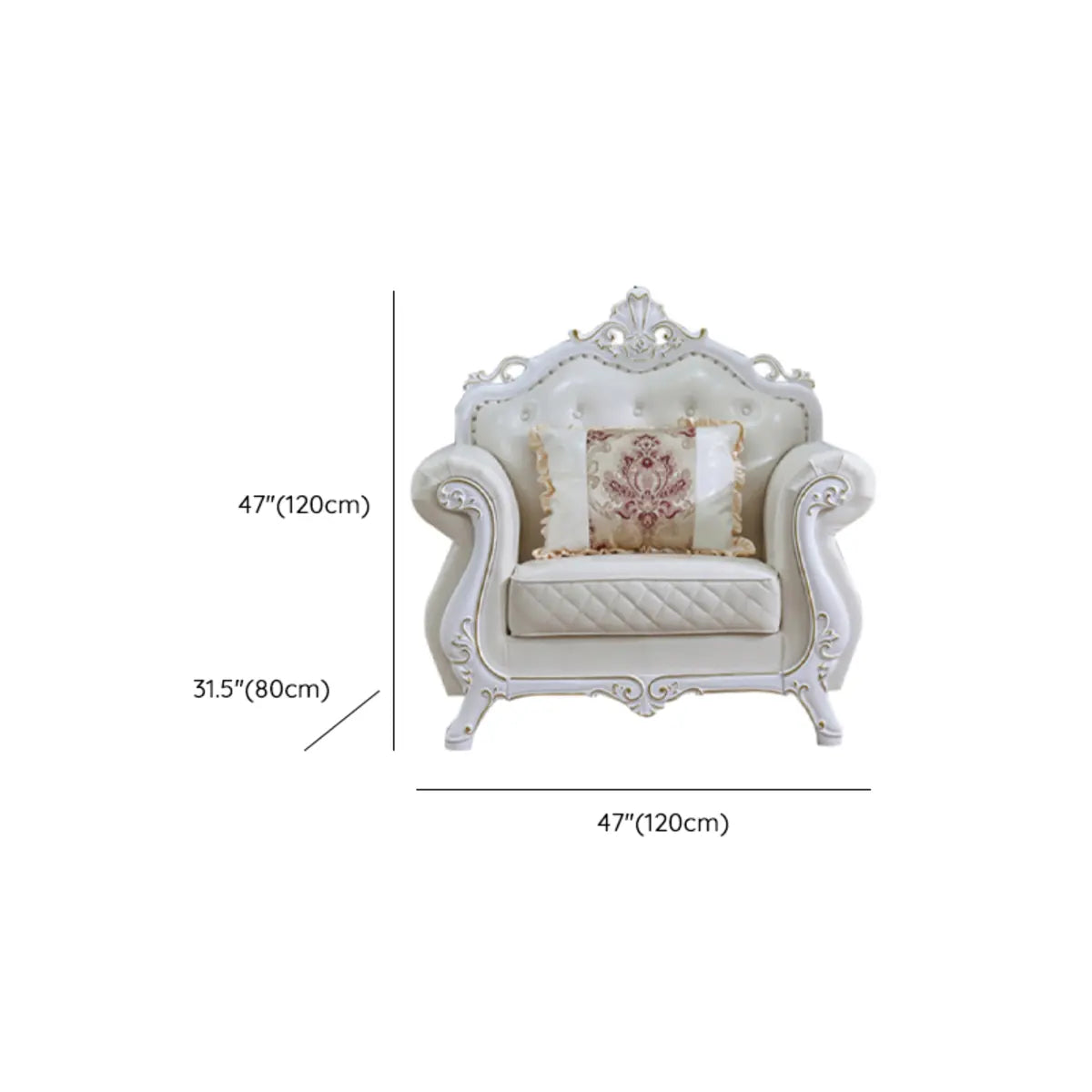 Parlor Luxurious White Genuine Leather L-Shaped Sofa Image - 15